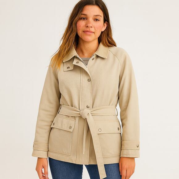 AE American Eagle SZ M/L 100% Cotton Canvas Barn Jacket Chore Coat NWOT - Picture 1 of 9